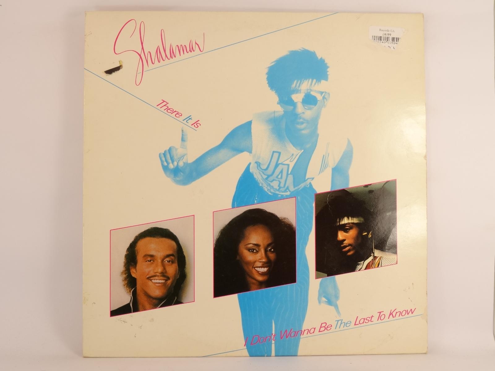 SHALAMAR THERE IT IS (275) 2 Track 12" Single including Picture Sleeve WEA