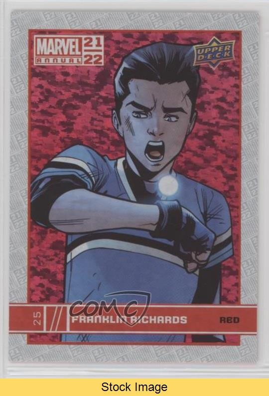 2021-22 Upper Deck Marvel Annuale Rosso Franklin Richards #25 LEGGI 0mv3