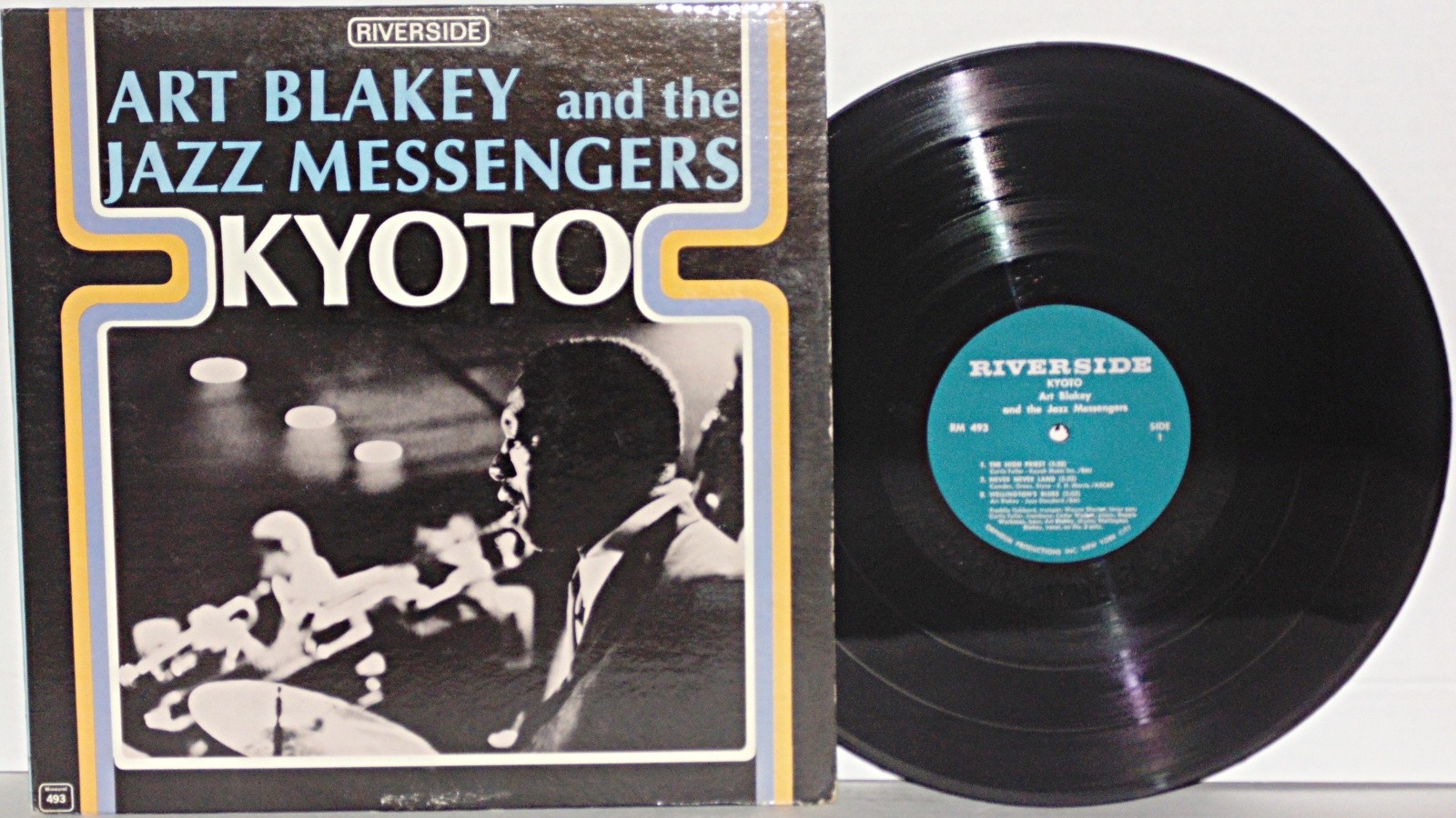 ART BLAKEY & JAZZ MESSENGERS Kyoto 1966 Mono Issue LP VG+ Riverside RM493 Vinyl