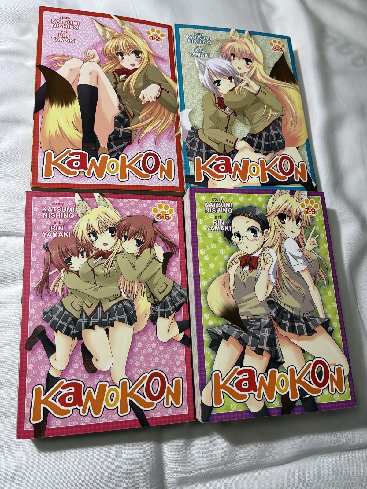 Kanokon Manga Omnibus Vol. 1-4 (1-9) - Set completo