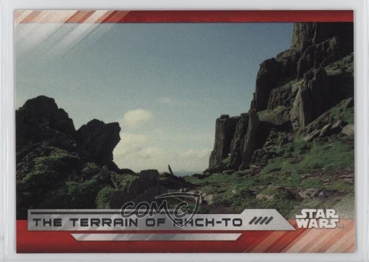 2017 Topps Star Wars: Gli Ultimi Jedi Il Terreno di Ahch-To #85 2a1