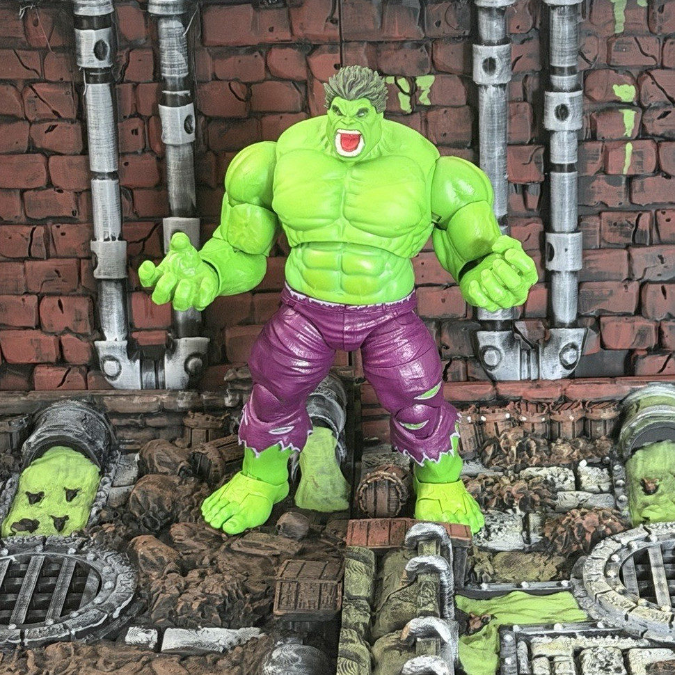 Diorama fognario scala 1/12 per action figure Marvel Legends 