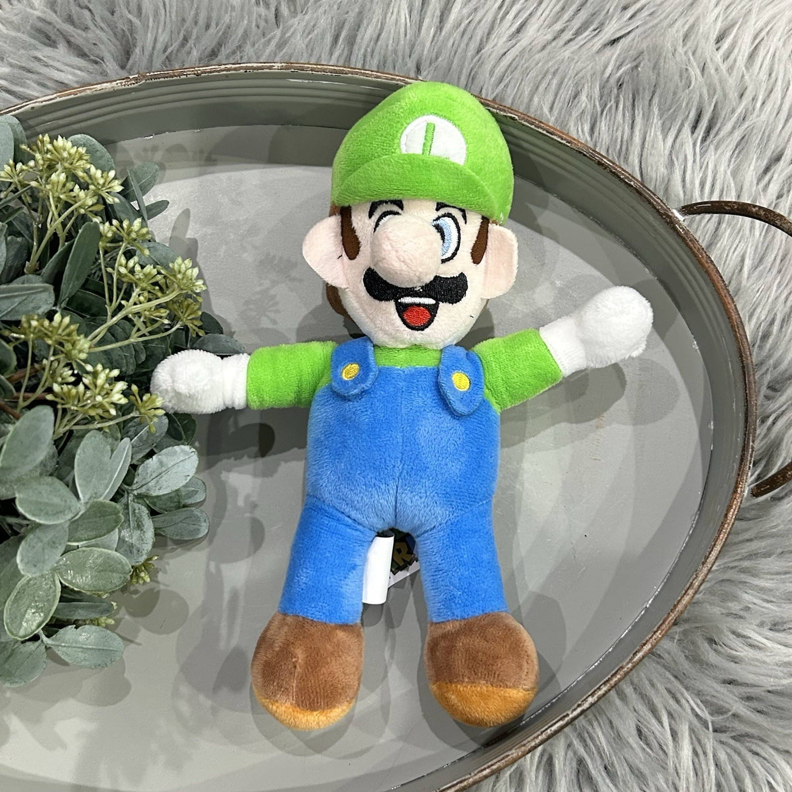 Peluche peluche Nintendo Super Mario Lugi 9"