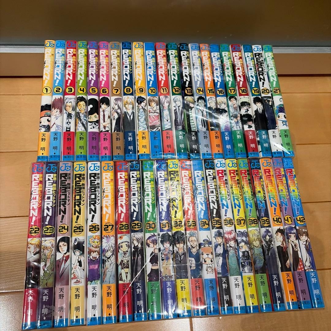 Katekyo Hitman Reborn Manga Set Completo Vol 1-42 Akira Amano Edizione...