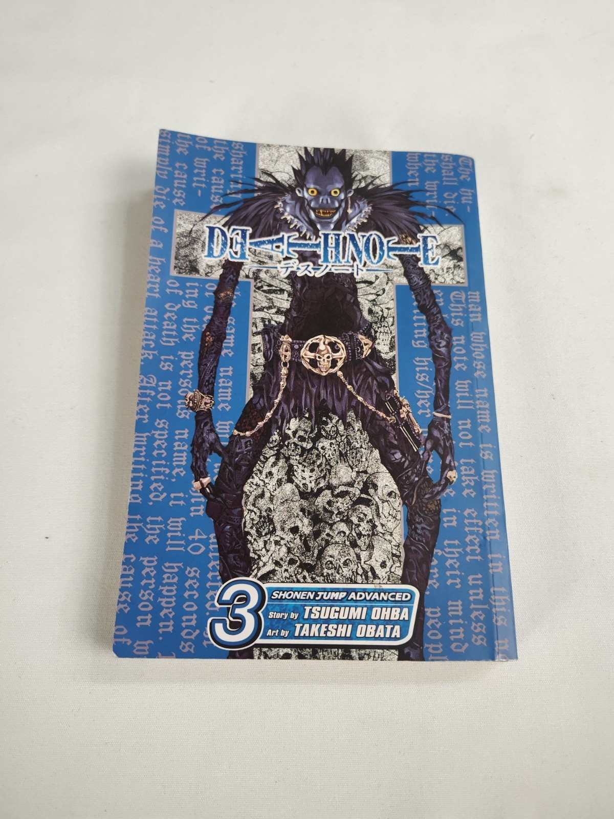 Death Note Vol. 3 #3 Manga TPB Inglese B&W Tsugumi Ohba VIZ Ryuk