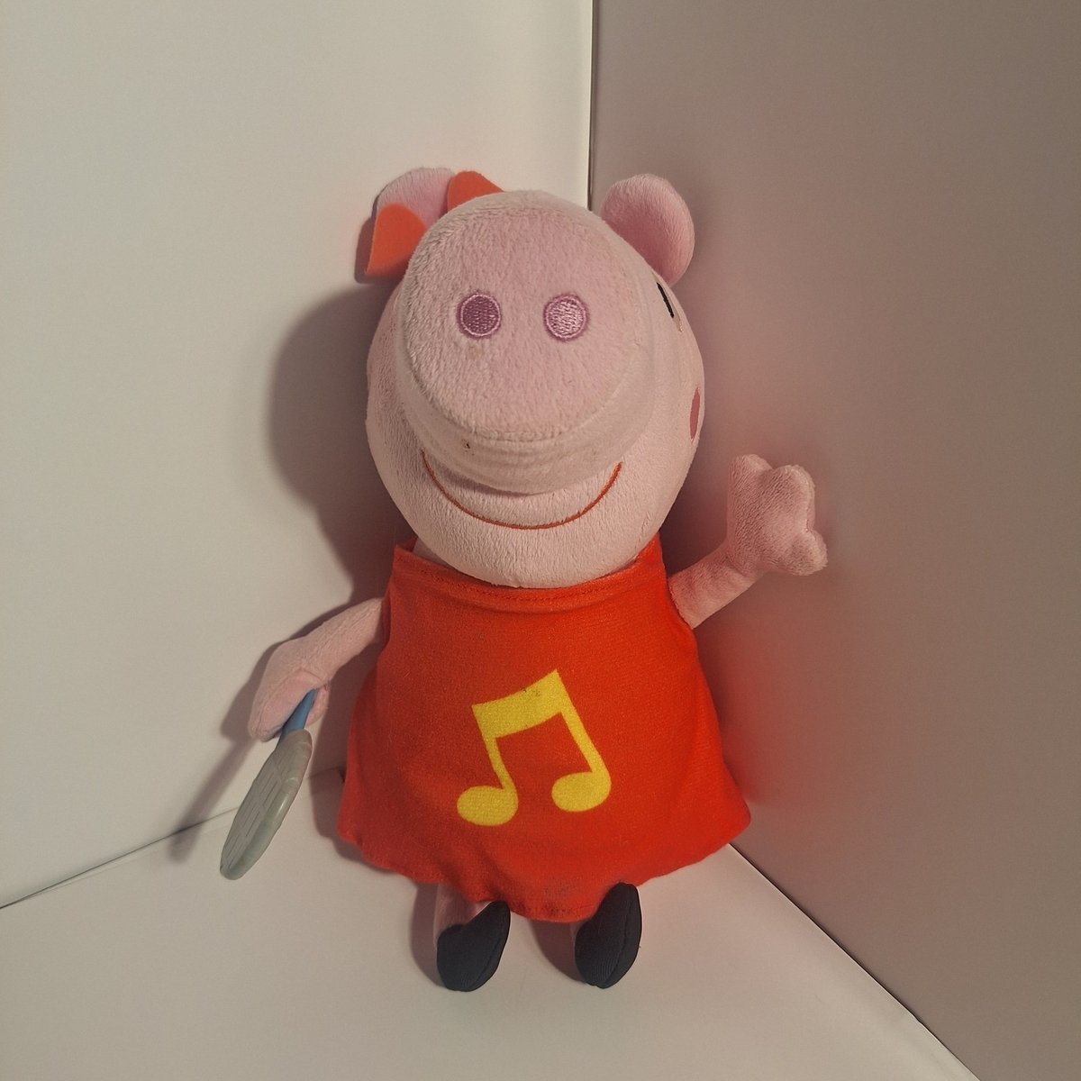 Peluche pupazzo Peppa Pig Oink lungo canzoni canto peluche giocattolo parla funziona 12"