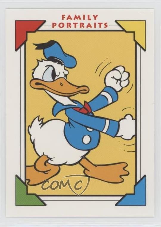 1991 Impel Disney Family Portraits Donald's Bio #107 08cp