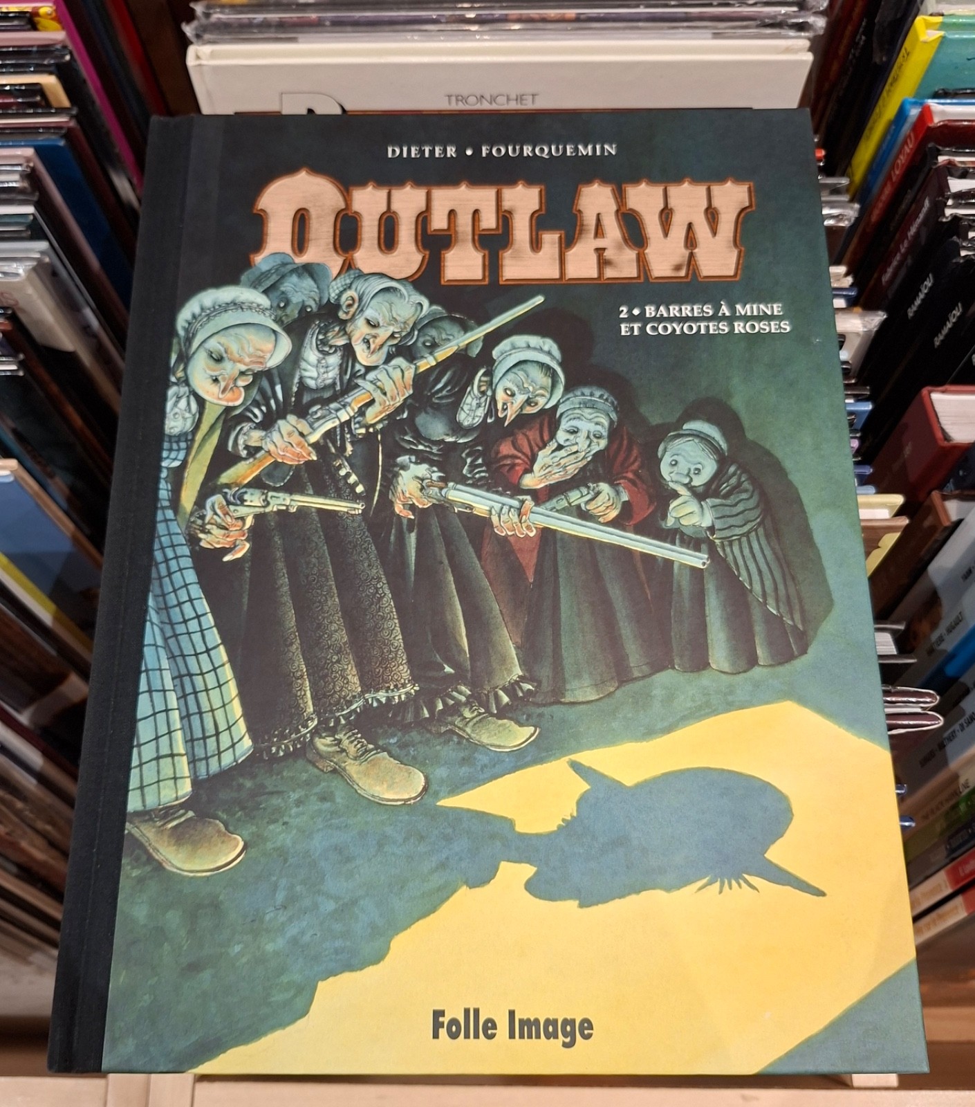 OUTLAW T.2 _ Dieter - _ FOLLE IMAGE _ Tirage limité + Ex-Libris 280ex N°/SIGNÉ