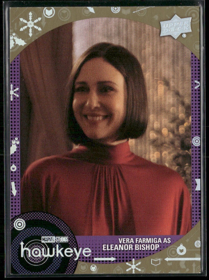 2023 Upper Deck Marvel Hawkeye Gold Parallel /57 #92 - Vera Farmiga as Eleanor