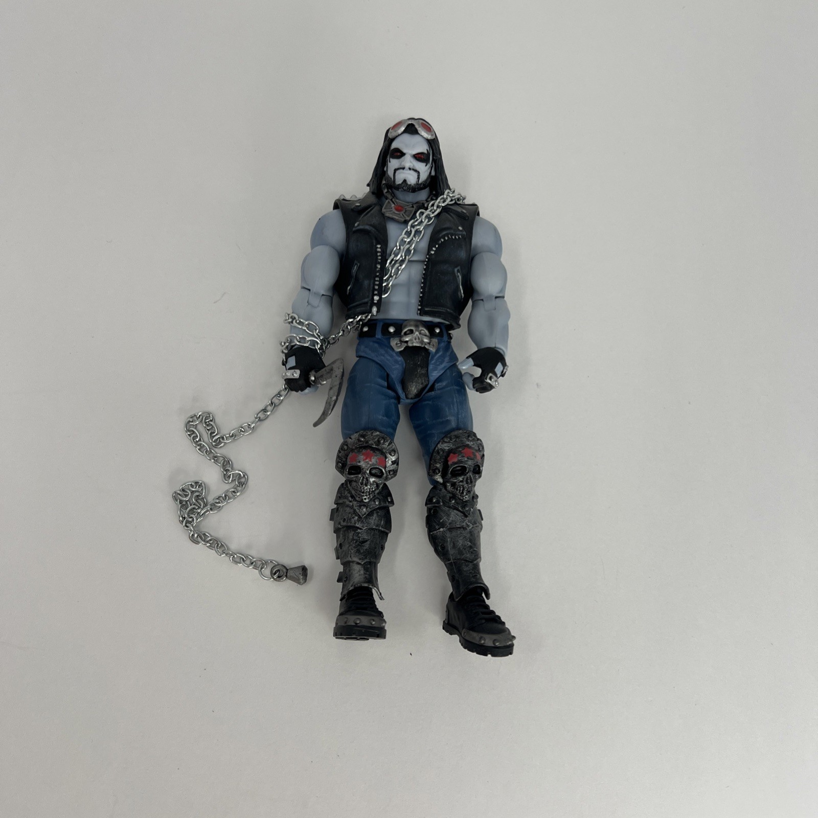 Mattel DC Multiverse Series Lobo CNC Figure Colleziona e collega BAF