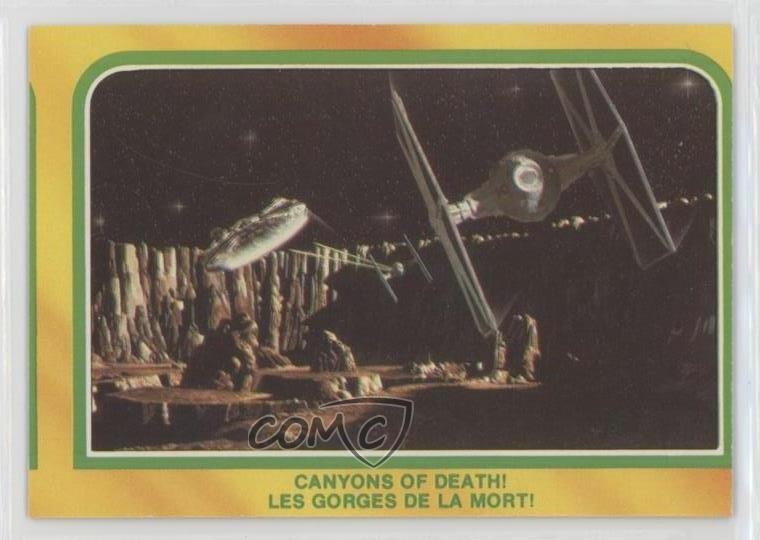 1980 O-Pee-Chee Star Wars: L'Impero colpisce ancora i canyon della morte! #292 2o7