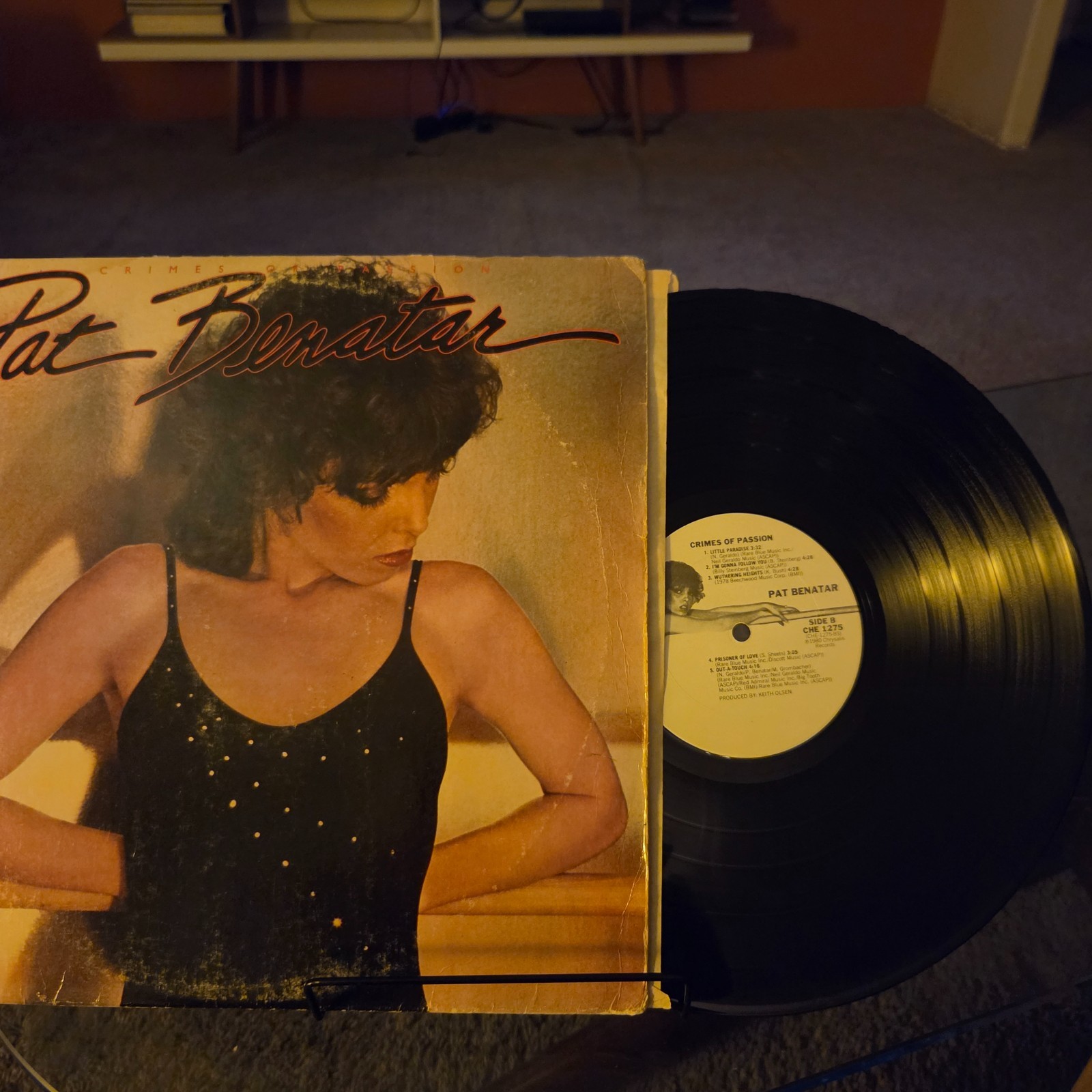Pat Benatar Crimes of Passion Vinyl LP Chrysalis 1980 VG+