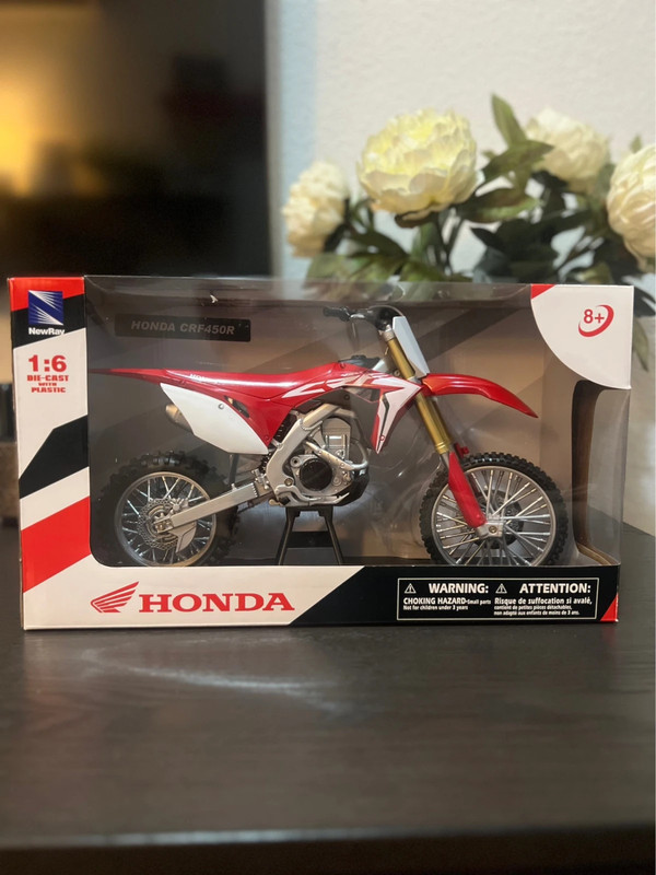 Moto Honda CRF450R Scala 1:6