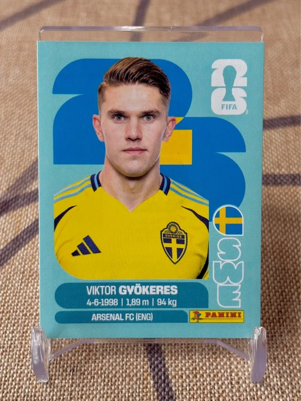 Viktor Gyokeres 🇸🇪 Suecia Arsenal Sticker Panini Mundial FIFA World Cup 2026