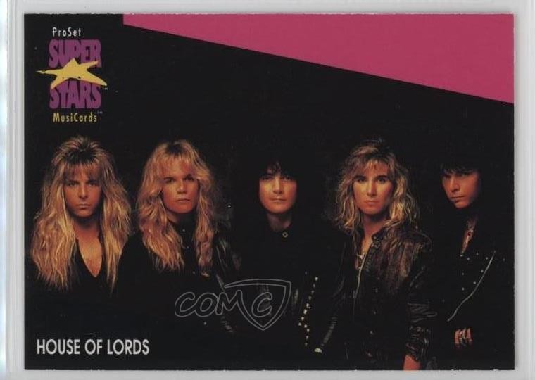 1991-92 Pro Set Super Stars MusiCards House of Lords #185 1b9b