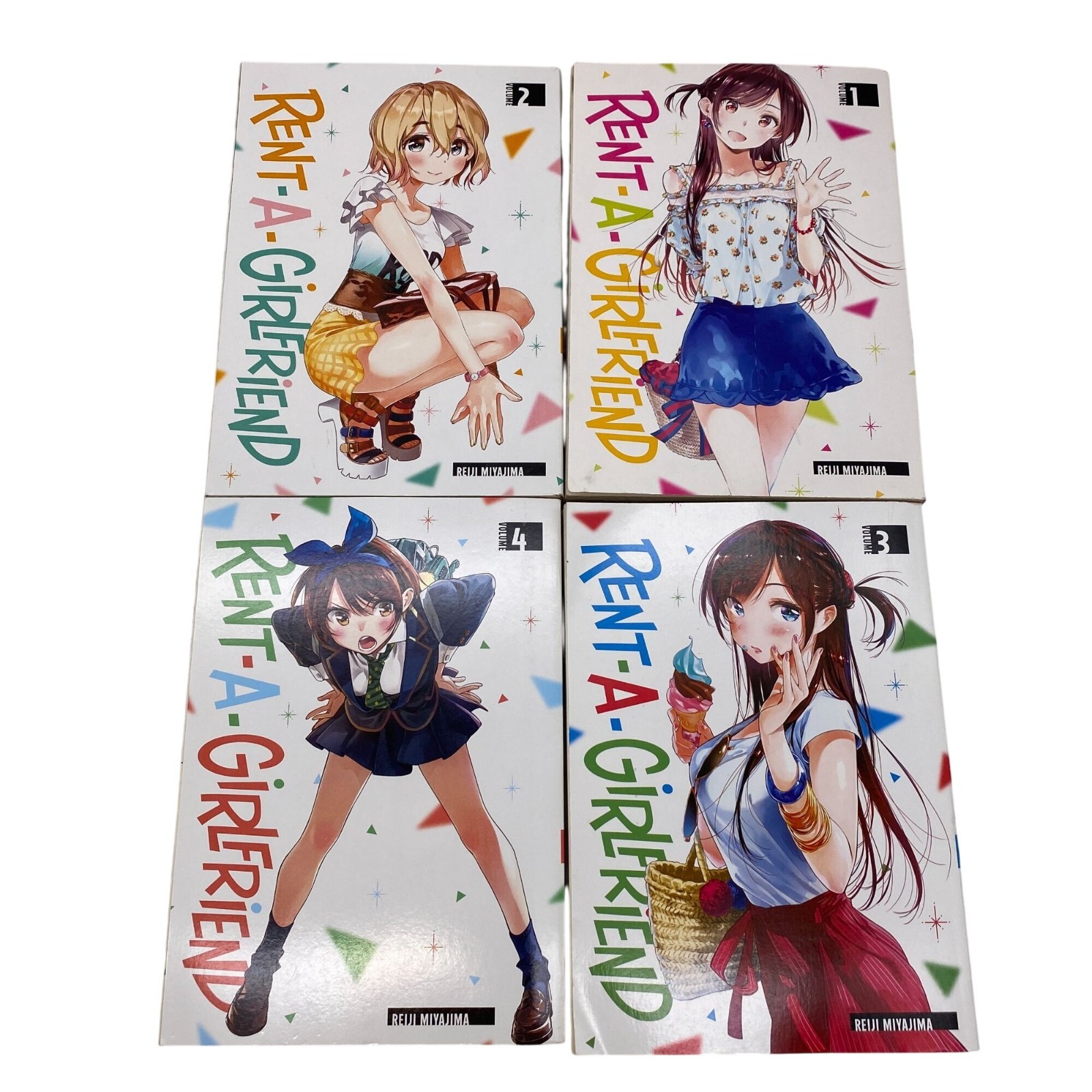 Rent a Girlfriend grafico fumetto inglese tascabile volume 1-4 Reiji Miyajima