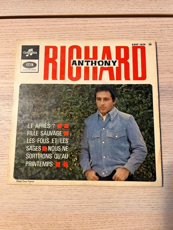 Vinyle 45 tours Richard Anthony