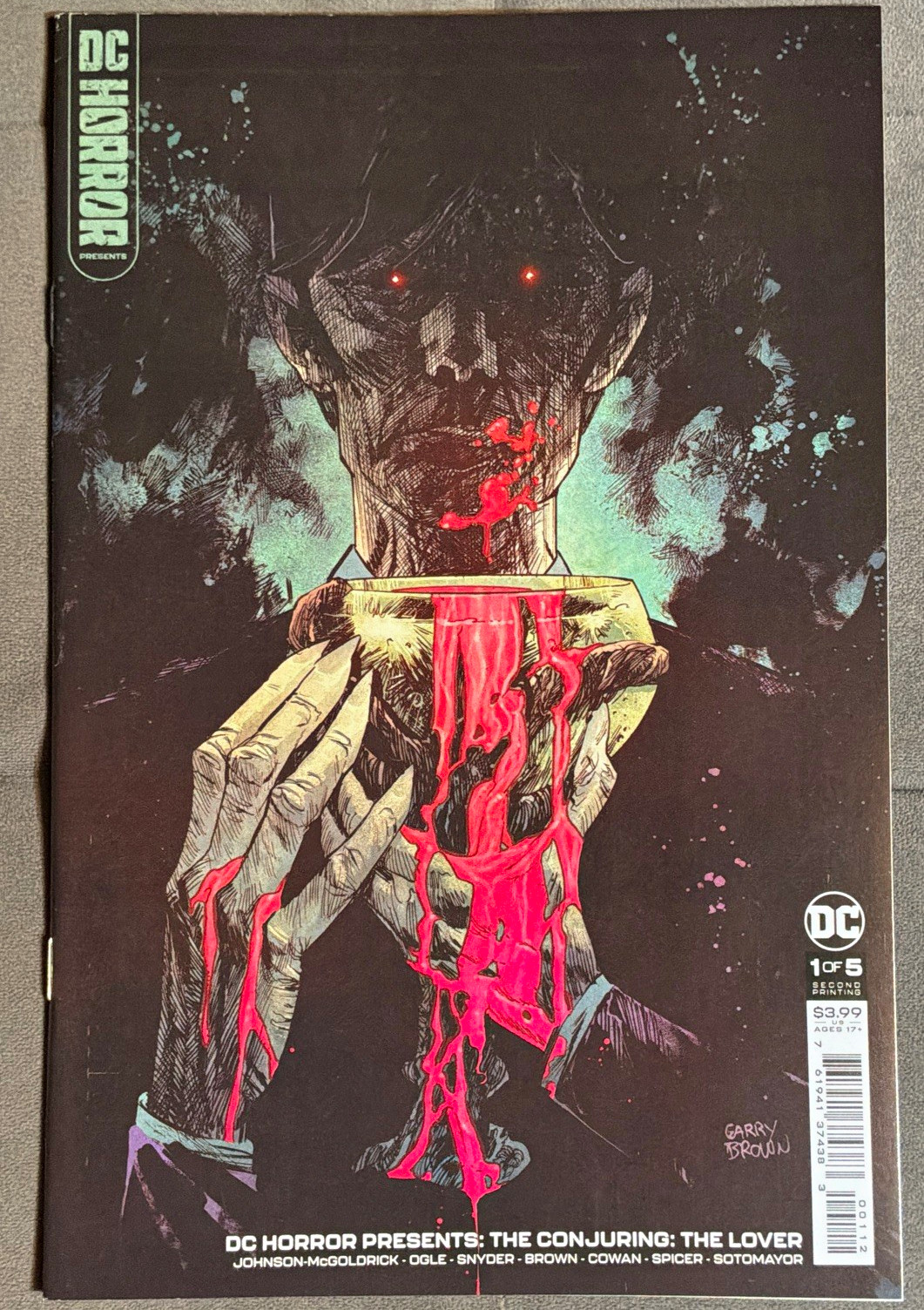 DC Horror Presents The Conjuring The Lover #1 2nd Print Garry Brown NM