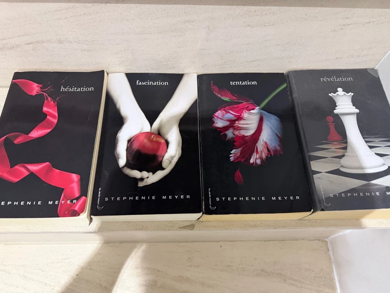 Lot de 4 livres Twilight