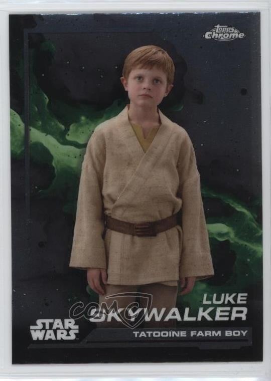 2024 Topps Chrome Star Wars Tatooine Farm Boy Luke Skywalker #70 0b3
