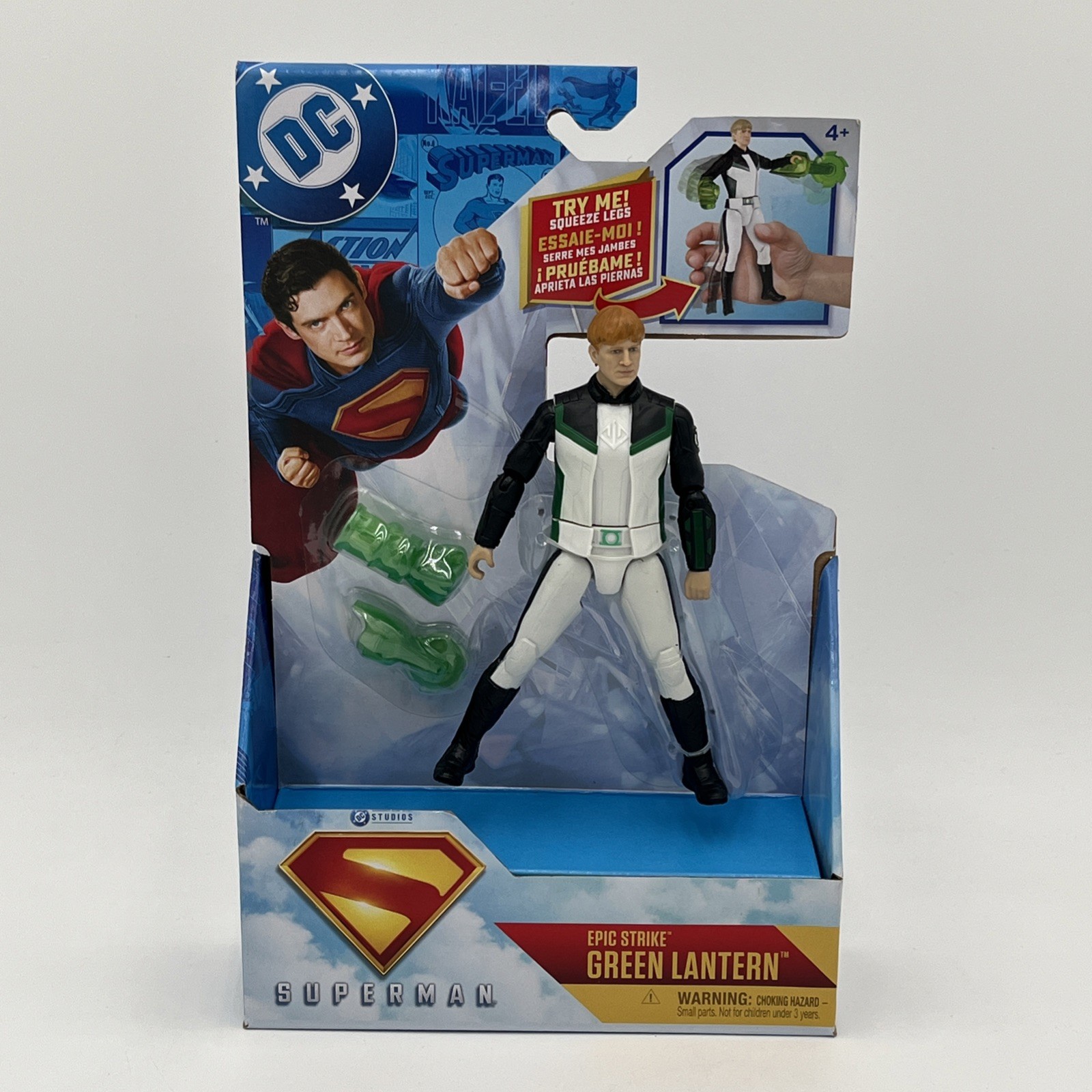 NUOVO!! DC Superman Epic Strike Modellino Lanterna Verde 6" - #6073190