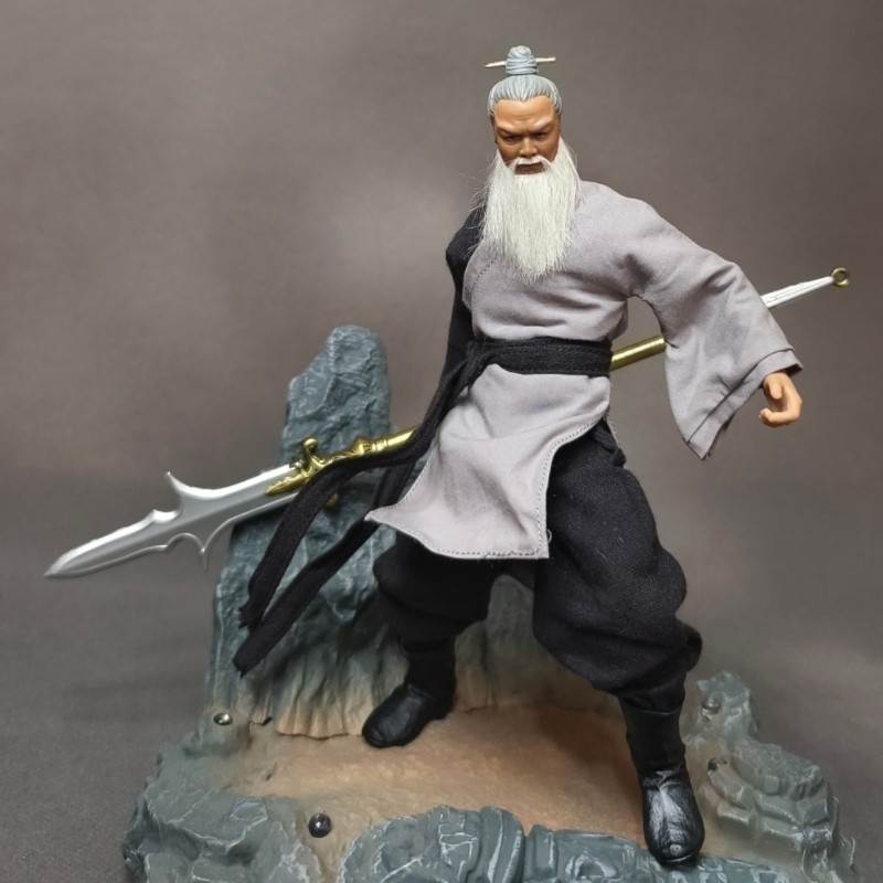 1/12 Warrior Costume Swordsman Robe Lantern Pants for 6" Romankey Nota Figure