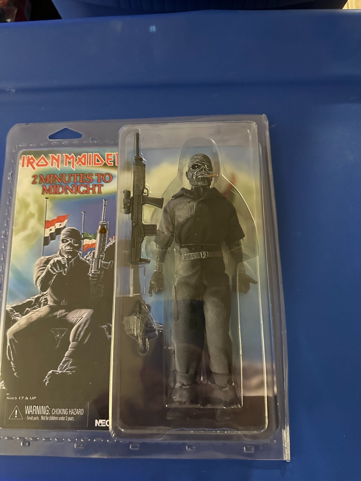 Neca Iron Maiden's Eddie Military Action Figure 2 Minutes to Midnight Sealed