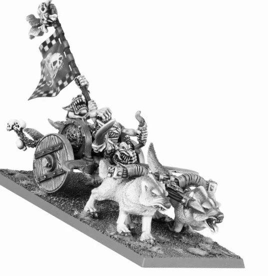Goblin Wolf Chariot / Carro dei Lupi Goblin - Warhammer The Old World Fantasy