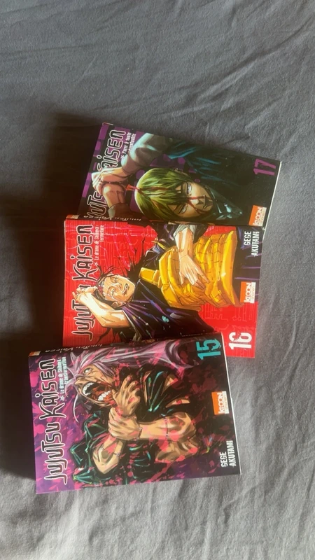 tomes 15/16/17 jujutsu kaisen