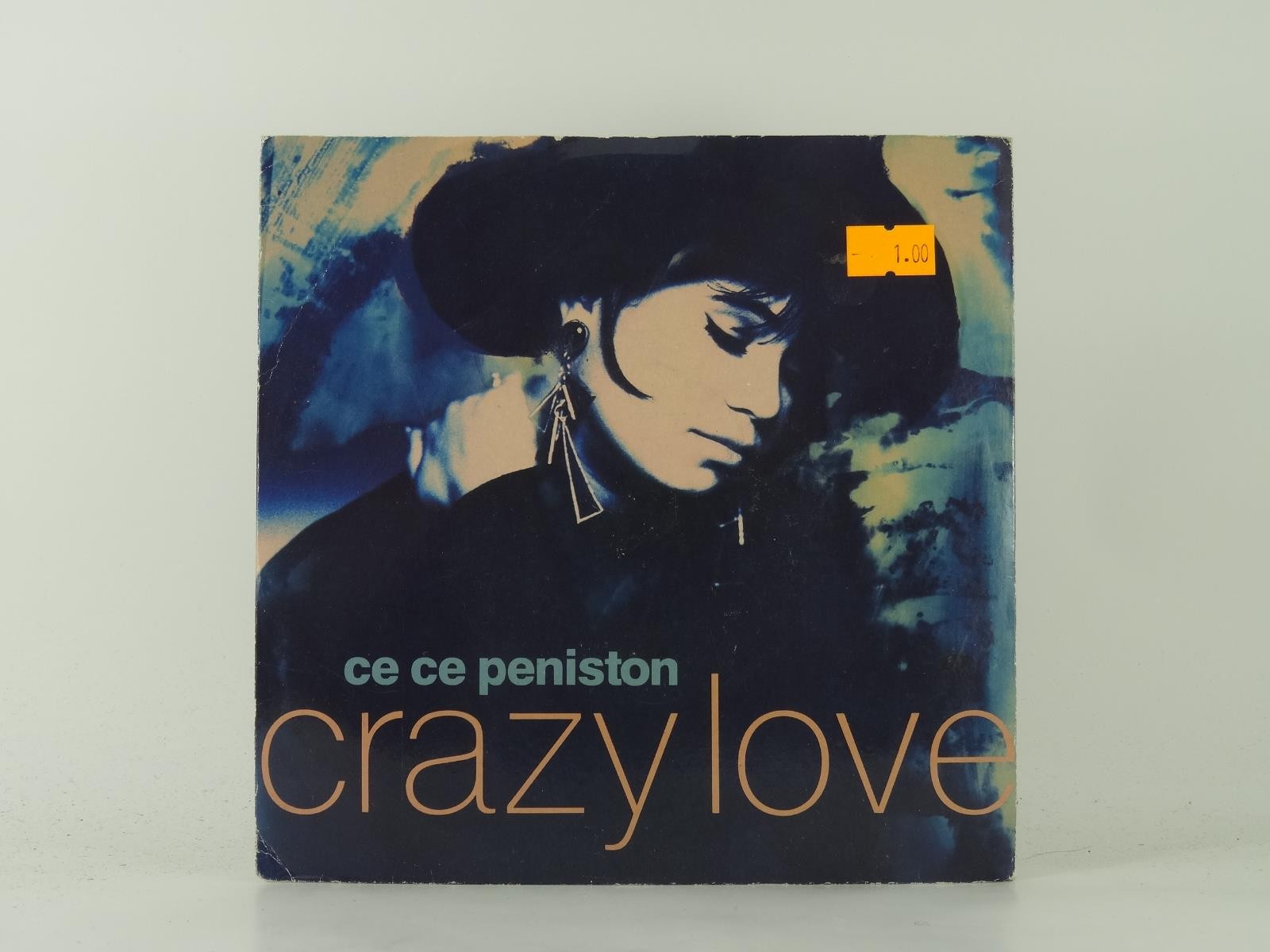 CE CE PENISTON CRAZY LOVE (7) 2 Track 7" Single plus Picture Sleeve A&M RECORDS