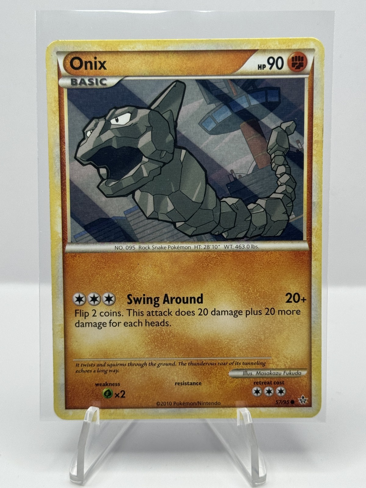 Onix 57/95 HS - Scatenato Normale 2010 Pokemon TCG