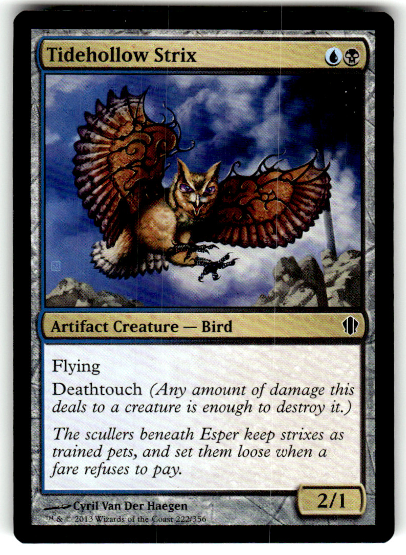 Tidehollow Strix Commander 2013 222 C Magic: The Gathering quasi nuovo
