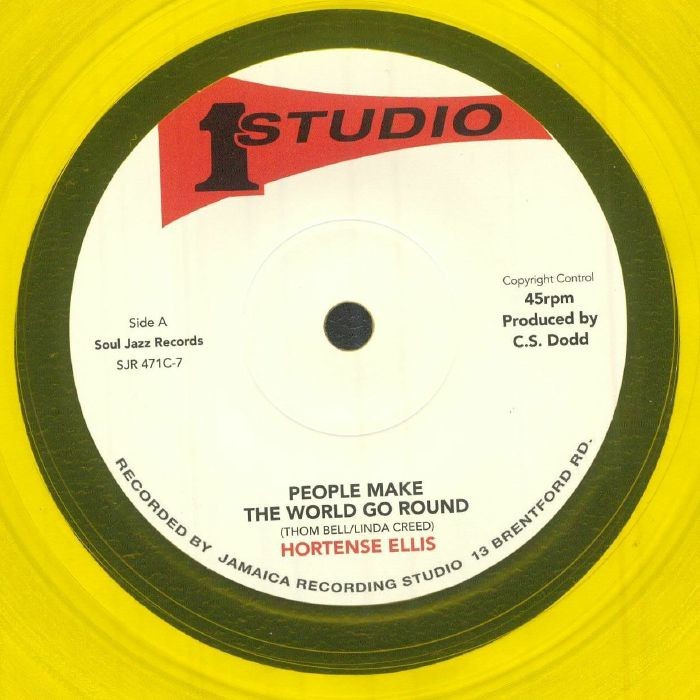 ELLIS, Hortense - People Make The World Go Round - translucent yellow vinyl 7"