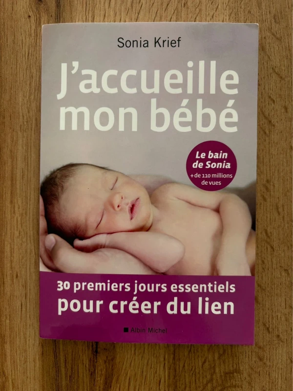 Livre « J’accueille mon bébé » de Sonia Krief