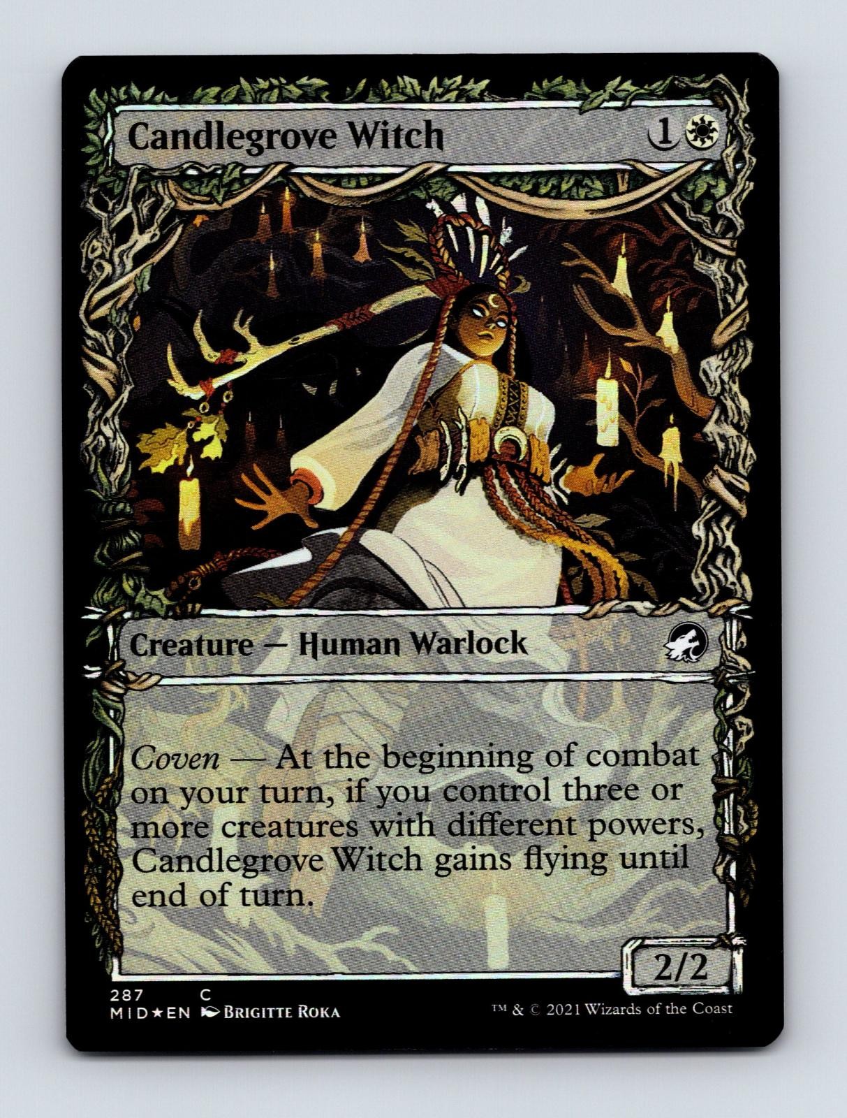CANDLEGROVE WITCH 287 INNISTRAD: MIDNIGHT HUNT MAGIC: THE MEETING FOIL LP