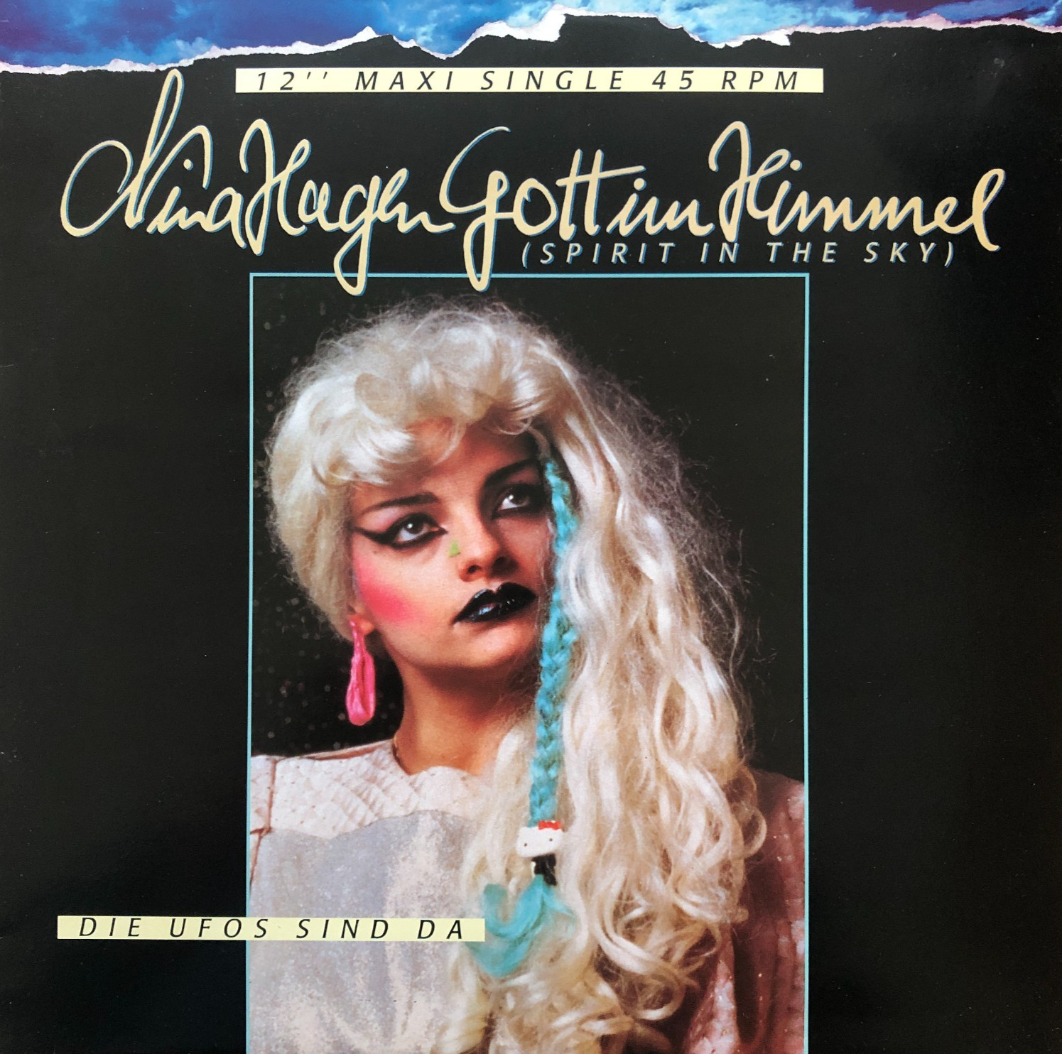 12" Maxi-Single -  Nina Hagen – Gott Im Himmel (Spirit In The Sky) - CBS - (H)