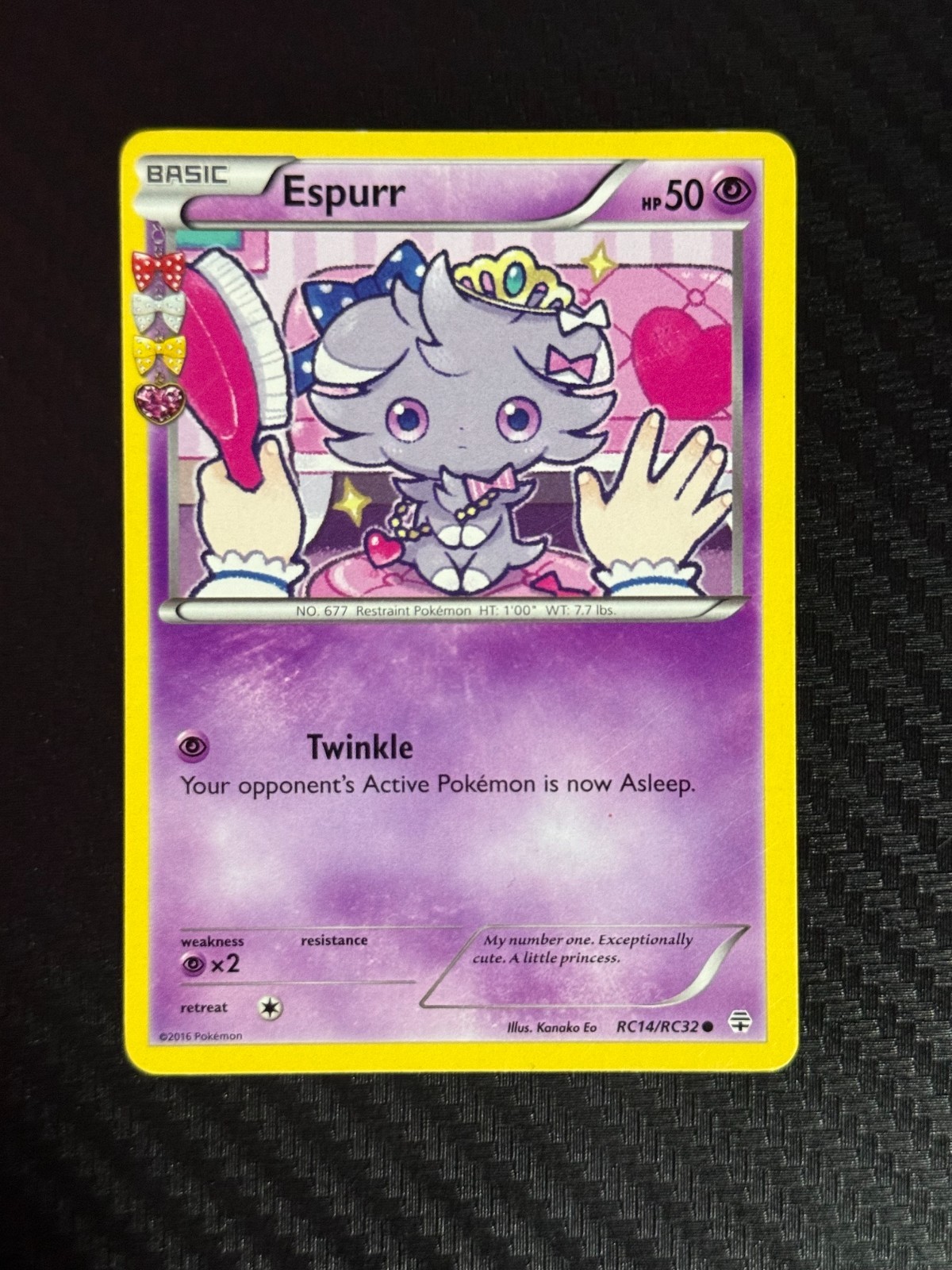Carta Pokemon Generazioni Collezione Radiante Espurr RC14/RC32 MP