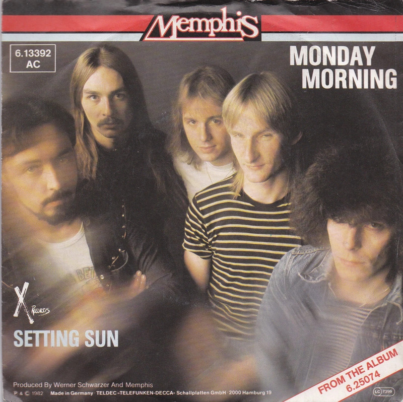 Memphis - Monday Morning  (7" Vinyl Single)