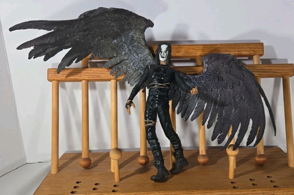 THE CROW Eric Draven - 7 inch Figure 1999 McFarlane Customized 