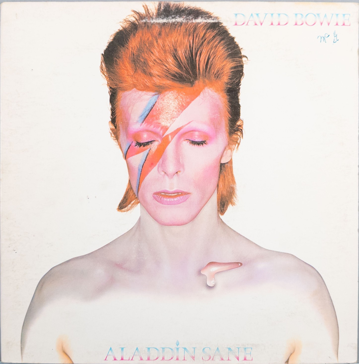 DAVID BOWIE Aladdin Sane 1977 LP GLAM ROCK  Gatefold Album : VG+/VG LSP-4852