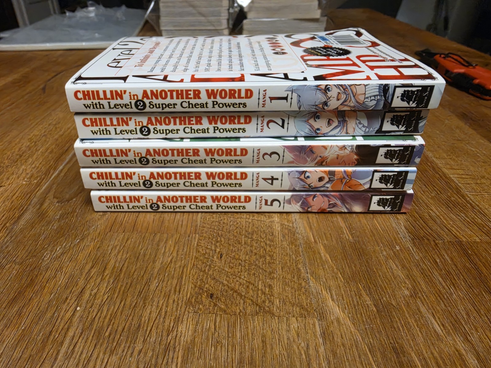 Seven Seas Manga Chillin' in Another World con Trucco di Livello 2 Vol. 1 - 5 inglese
