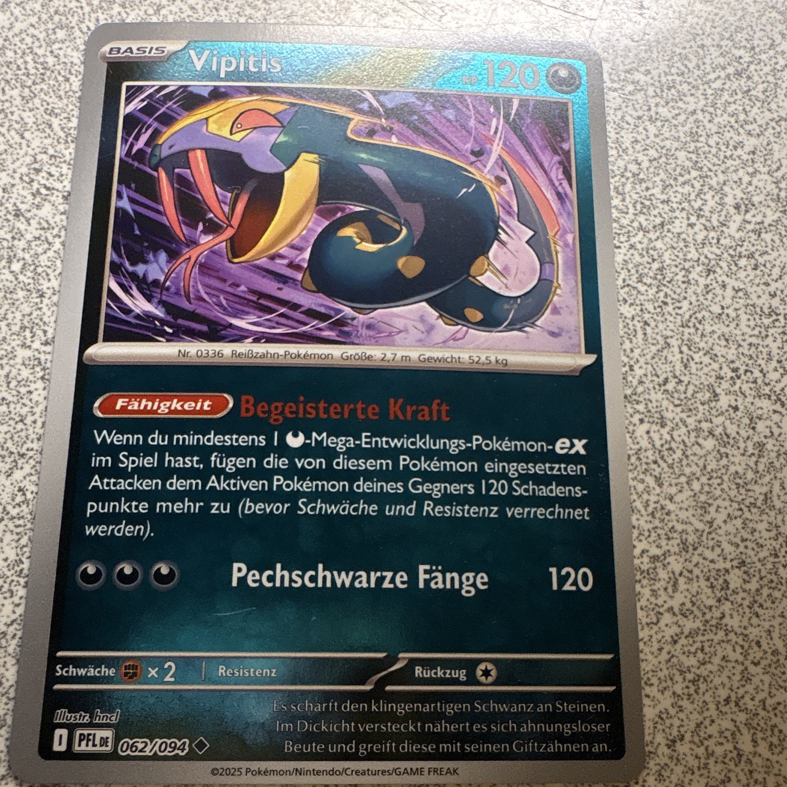 Pokémon Vipitis PFL DE 62/94