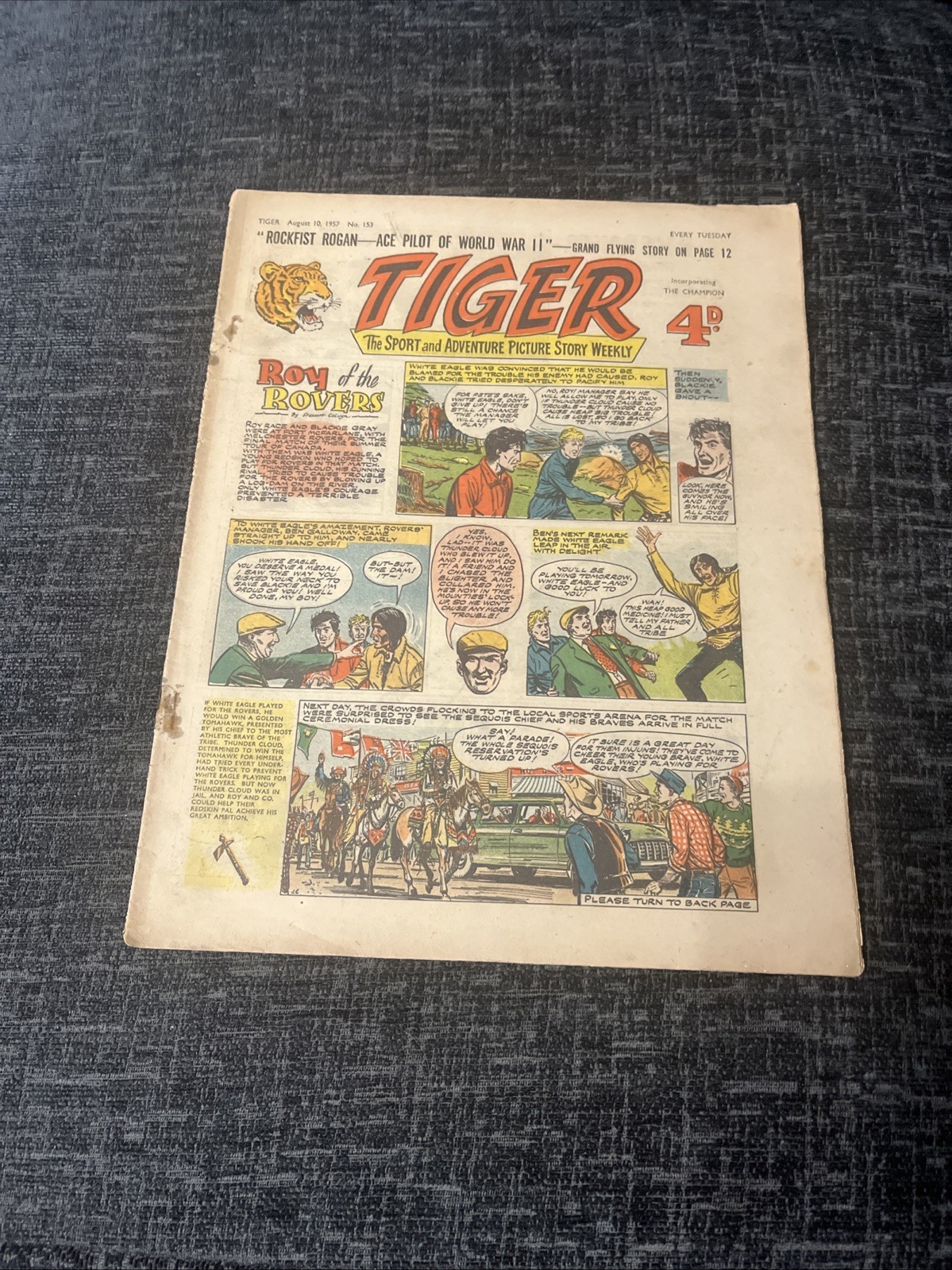 Tiger Comic - #153 - 10 August 1957