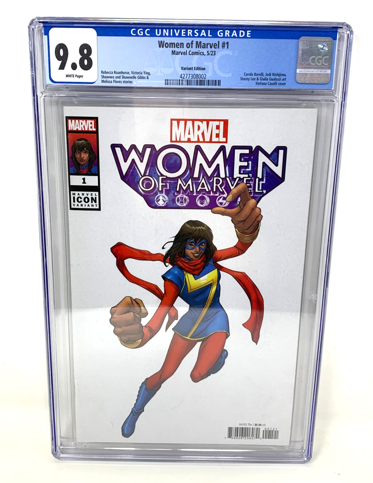 Women of Marvel #1 Kamala Khan Variant Edition CGC 9.8 NM Comic