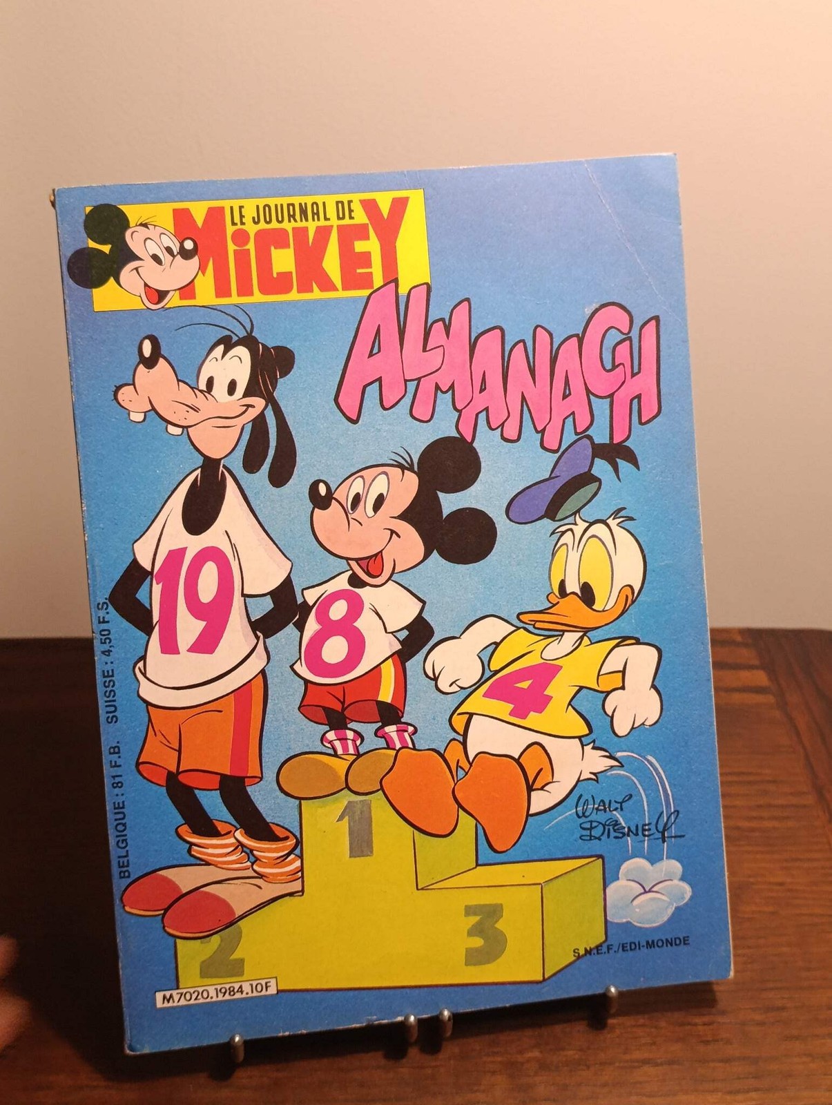 Le Journal de Mickey – Almanach 1984 – BD Disney vintage