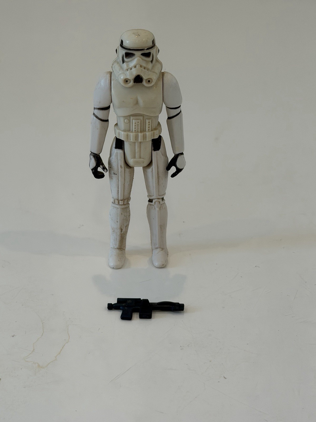 Modellino Stormtrooper Star Wars Kenner 1977 vintage bello! Piedi interessanti