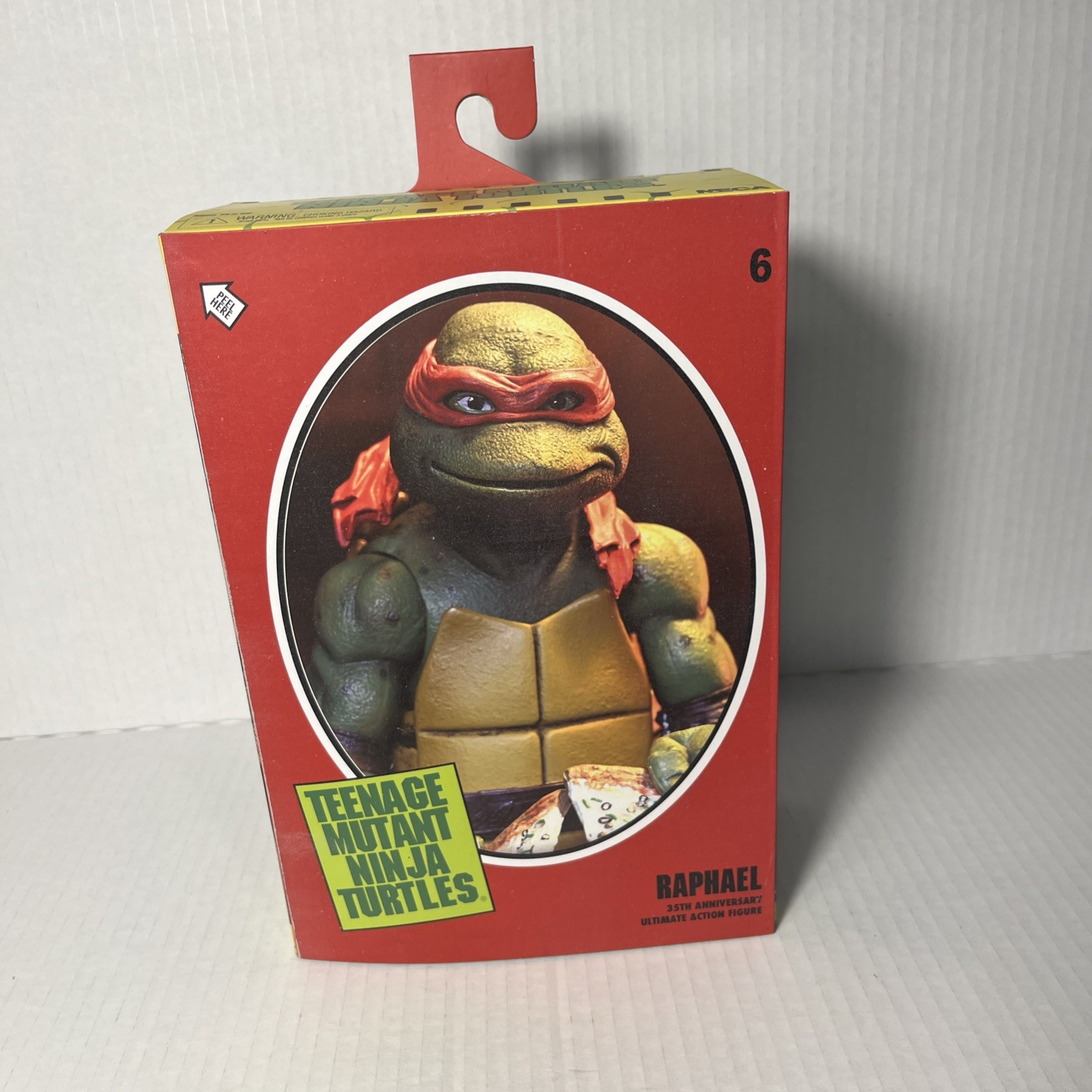 NECA tmnt Raffaello 1990 film 35° anniversario