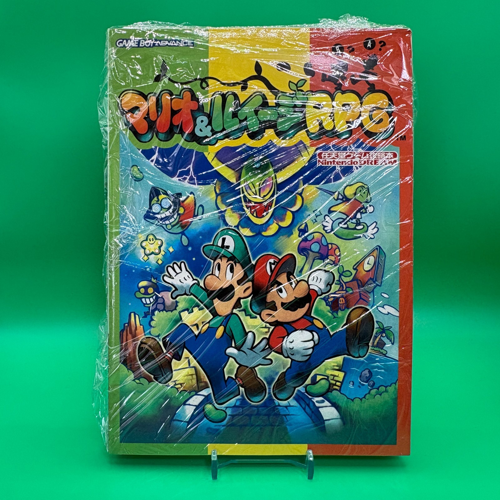 Mario & Luigi RPG Prima Edizione Gane Strategy Book Fumetto Nintendo Giappone