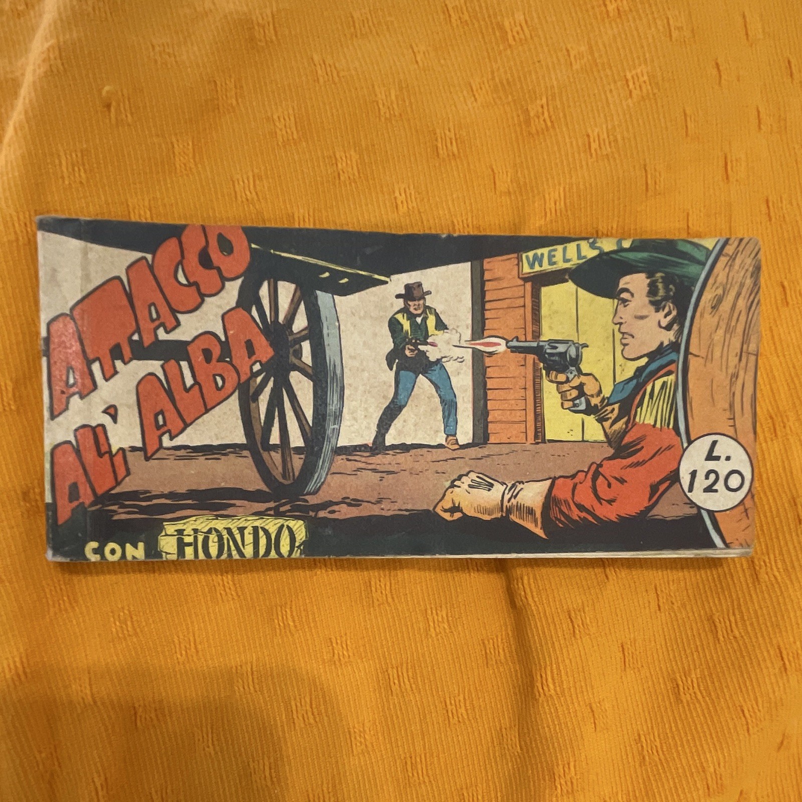 Tex Attacco all’alba albo fumetto ritagli di fumetti 44 pagine italiano