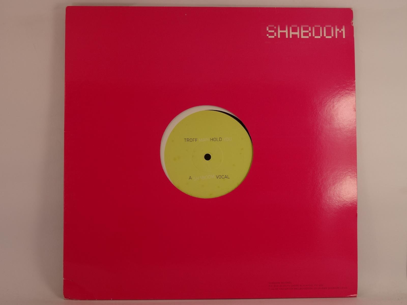 TROFFMAN HOLD YOU SHABOOM (37) 2 Track 12" Single plus Picture Sleeve BLAKKAT